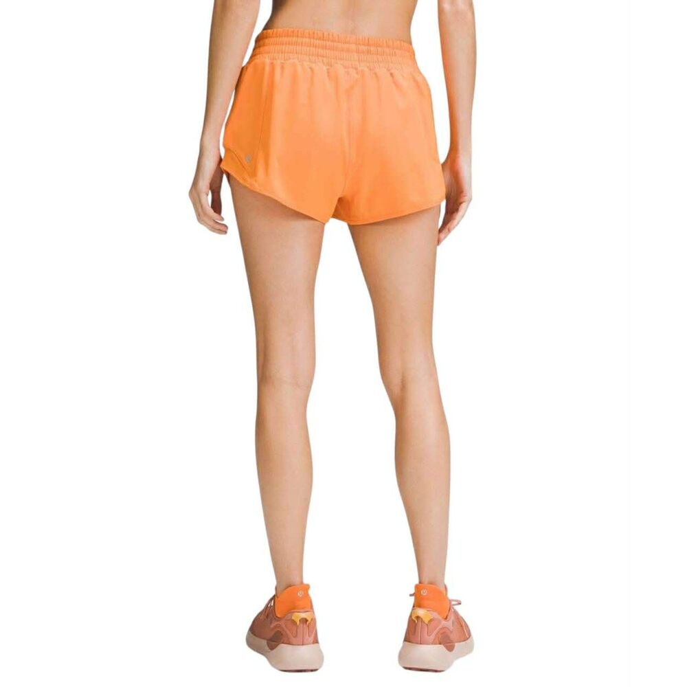Lululemon Hotty Hot High-Rise Lined Short 2.5" Lit Orange - Picture 3 of 7